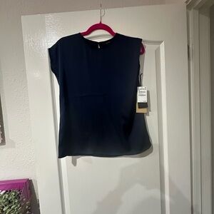 Halogen Classic Midnight Blue Blouse -NWT